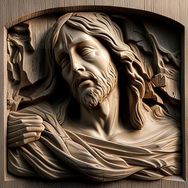 3D model st jesus (STL)